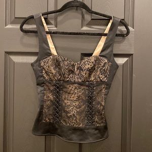 Silk Bebe bustier top